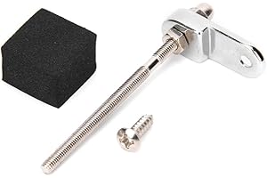 Oumefar Staffa per Battipenna Es335 Staffa per Battipenna 8 × 6 × 2 Staffa di Montaggio per Battipenna per Mandolino Chitarra Spugna Nera Accessori per Strumenti Musicali