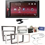 Inkl. Radioblende, CAN-Bus-/Lenkradfernbedienungsadapter Antennenadapter mit Phantomeinspeisung und Entriegelungsbügel für das Opel Radio.