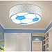 Produktbild LYXG Kinderzimmer Lampe LED Deckenleuchte für Jungen und Mädchen und einladende Zimmer Licht Energie cartoon Licht Fußball eye care Kinder Lampen (400mm*90mm), weißes Licht