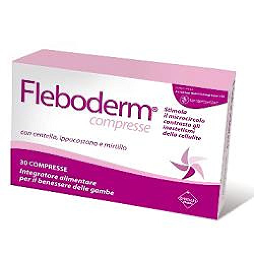 Coswell 30180 Fleboderm, Integratore Alimentare, 30 Compresse
