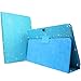 Price comparison product image Samsung Galaxy Tab 2 10.1" inch N8000 / N8010 (SKY BLUE / TURQUOISE) Glitter Diamond Crystal Bling Sparkly Floral Print Book Wallet Folio Case Cover Pu Leather Magnetic Stand View Smart Flip with Auto Sleep / Wake Function Cover Plus Free Screen Protector & Screen Polishing Cloth