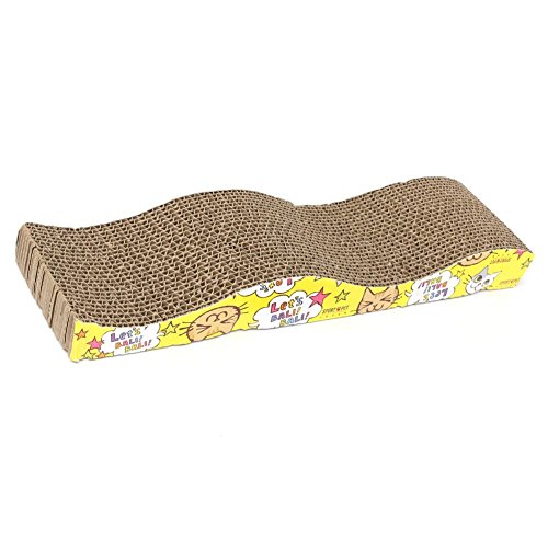 REFURBISHHOUSE Cat Kitten Corrugated Scratch Board Pad Scratcher Bed Mat Claws Care