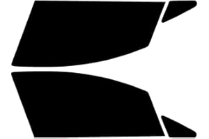 PSSC WINDOW FILM PSSC Pre Cut Front Car Window Films for Vauxhall Corsa 5 Door Hatchback 2006-2019 20% Dark Tint