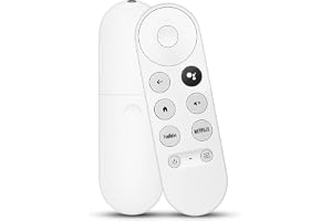 G9N9N Bluetooth-språkfjärrkontroll För Google Chromecast TV 4K Snow, Chromecast Med Google TV-fjärrkontroll, Kompatibel Med Chromecast TV 4K, Röststyrning