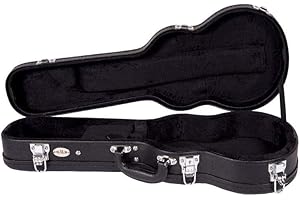 Kala Archtop Hartschalenkoffer für Bariton-Ukulele, Schwarz