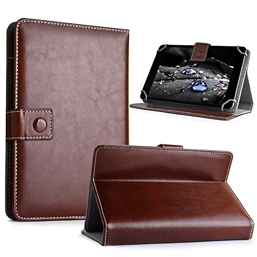 Samsung Galaxy Tab 2 (7.0) Schutzhülle ( 7" ) mit Standfunktion & edlem Designeraufdruck. Modernes Schnellspanner System somit perfekt geeignet für alle 7 Zoll Tablets wie z.B.Nexus 7 , Galaxy Tab 7.0 , iPad Mini , Asus FonePad 7 , LG G Pad usw. Braun