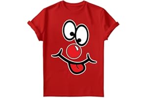 ATTAR APPAREL New Funky Face 2025 T-Shirt Boys Girls T Shirt Supporting Event Party Tee Top-V-RND