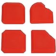 Denash Silicone Caulking Tools, 4pcs Sealant Finishing Tool Grout Scraper Cleaner Caulking Tool Kit for Kitchen Bathroom Floor Window Sealant Sealing Sink Joint