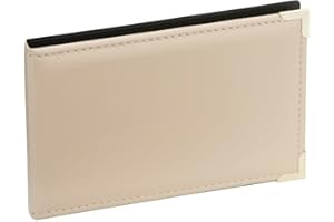 Kenro Ivory Leather Look Mini Photo Album for 36 photos 6x4 inch / 10x15cm with Gilt Corners Landscape Photographs, Carlton Series – APL150IV