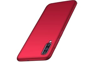 BHUUNO TXLING Ultra Dünn Hülle Kompatibel mit Samsung Galaxy A70 HülleSchutzhülle Handyhülle [Anti-Fingerabdruck] Abdeckung Hardcase PC Bumper Case für Samsung Galaxy A70 - Rot