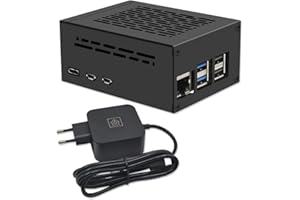 ‎SMART-HOME-KOMPONENTE Home Assistant Smarthomezentrale | Raspberry Pi 5 8GB | Air-Flow Metallgehäuse | M.2 250GB NVME | Home Assistant OS