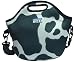 Produktbild Cool Blue Zebra Neopren Cool Bag Mit Schultergurt - Lunch Box, Schwimmen Tasche, Strand Tasche - Hält Lebensmittel Frisch - Getränke Kalt - Ideal Für Schulessen, Picknicks Oder Tagesausflüge - Auswahl An Original-Designs (Kuh-Druck)