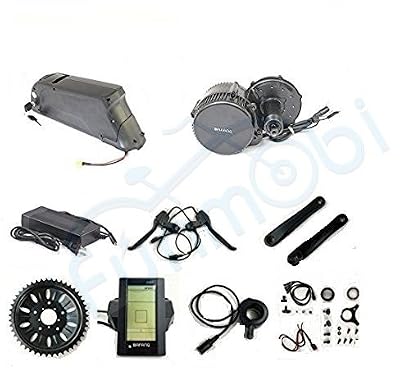 8Fun LIVRAISON GRATUITE Bafang 8 Fun 48 V 750 W Vélo électrique Mid disque Manivelle Moteur kit avec 48 V 12 Ah Batterie