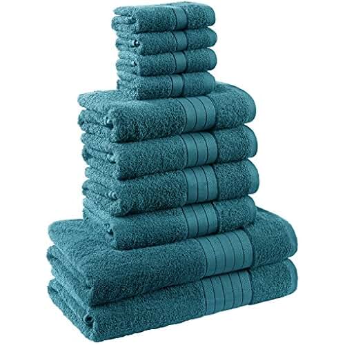 Amazon.co.uk teal towels Home & Kitchen