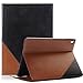 Produktbild iPad Pro 10.5 Case, elecfan ® Ultra Dünn Leichtgewicht Book Stil Flip PU Leder Hülle Tasche Wasserdicht Case Smart Cover mit Standfunktion / Kartenfächer Anti Kratzer Schutzhülle für Apple iPad Pro 10.5 Zoll (iPad Pro 10.5, Schwarz)