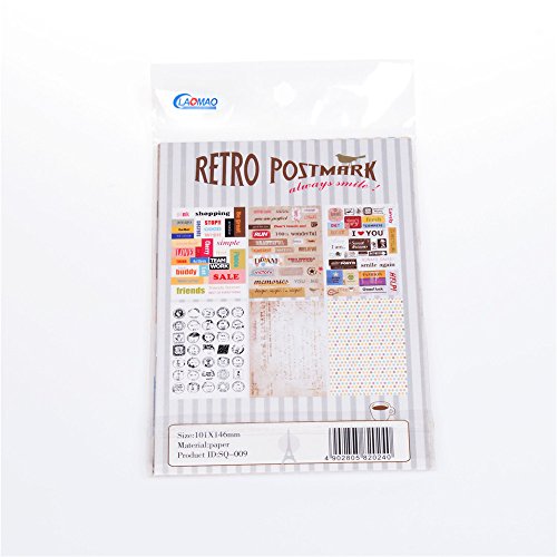 GAOHOU®Hi-elec 6 ermutigen Album Sammelalbum Kalender Tagebuch Planer Karte Sticker Aufkleber Dekor - 8