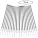 Produktbild TianranRT Geburtstag Metallic Kerzen Anzahl In Halter Kuchen Dekor für Erwachsene/Kinder Party 36pc (Silber_36pcs)