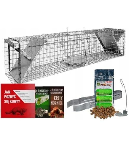 QRDA Lebendfalle Für Marder & Ratten – 100 Cm Groß, Aus Robustem Metall, Einfach Aufzubauen & Wiederverwendbar