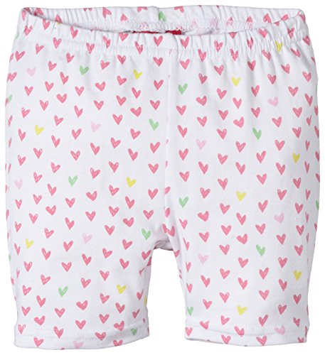 SALT AND PEPPER Baby Girls 0-24m B Radler Darling weiß allover Shorts, Pink (Sunkist Rose 829), 3-6 Months (Manufacturer size: 68)