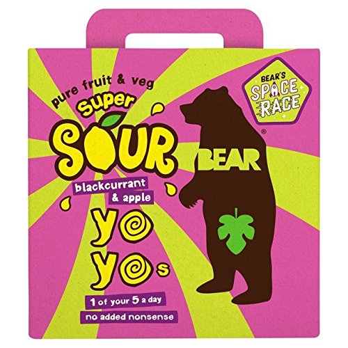 Preisvergleich Produktbild Bear Yoyo Super Sours Blackcurrant & Apple 5 x 20g