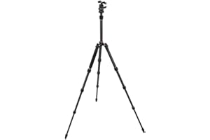 Rollei Compact Traveler No.1 , Carbon , Black , Light Travel Tripod