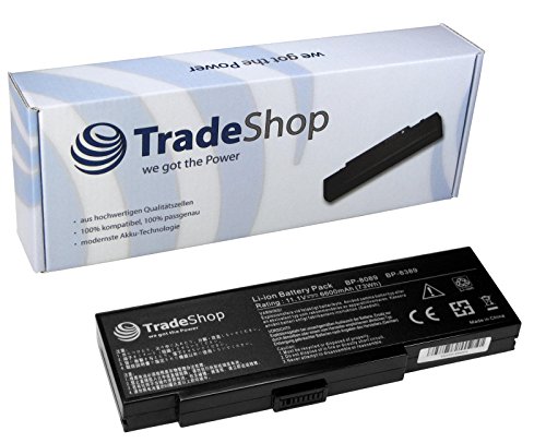 Hochleistungs Laptop Notebook Akku 6600mAh ersetzt BT.T3004.001 BT.T3007.003 BP8889 BPLYN 4000 L6PCG0511 BP-8089 BP-8089-P BP-8089-X BP-8089-X(P) BP-8389 BP-8889 BPCAL
