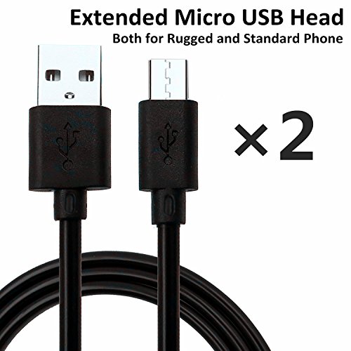 Preisvergleich Produktbild NIUBEE NBPN-070K USB-Kabel, 1m+1m, schwarz, Stück: 1