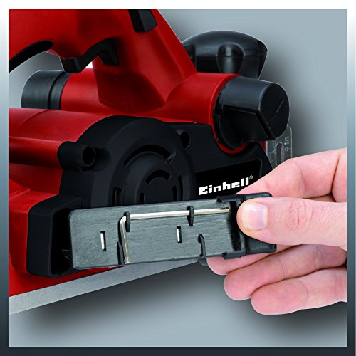 Einhell Elektrohobel TE-PL 850 (850 W, Hobelbreite 82 mm, Spantiefe 3 mm, Falztiefe 18 mm, Falztiefenanschlag, Parallelanschlag, Absaugadapter, Zubehördepot) - 6