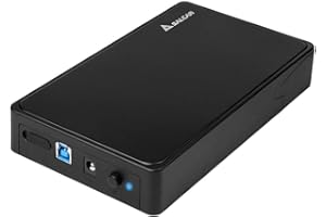 SALCAR Boîtier de Disque Dur USB 3.0 sans Outils pour Disque Dur SATA 3,5" jusqu'à 10 to