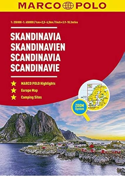 Marco Polo Reiseatlas Skandinavien 1 250 000 1 650 000 Marco Polo Reiseatlanten Amazon De Bucher