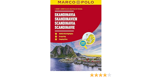 Marco Polo Reiseatlas Skandinavien 1 250 000 1 650 000 Marco Polo Reiseatlanten Amazon De Bucher