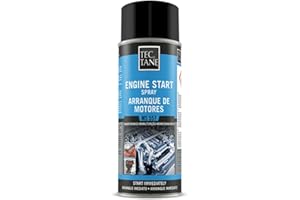 TECTANE ARRANQUE DE MOTORES MS 557, Facilita el Arranque Inmediato de Motores de Gasolina y Diésel, Fácil Aplicación, Uso Profesional y Doméstico, Bote 400 ml