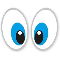 Produktbild von Begonia Reflektierende Selbstklebende Augen Aufkleber Für Auto, Fahrrad
