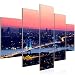 Produktbild Bilder Istanbul Türkei Wandbild 150 x 100 cm Vlies - Leinwand Bild XXL Format Wandbilder Wohnzimmer Wohnung Deko Kunstdrucke Blau 5 Teilig -100% MADE IN GERMANY - Fertig zum Aufhängen 603853a