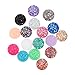 Produktbild Healifty Harz Cabochons Verzierungen für Schmuck Machen 300 Stücke 12 MM (Mischfarbe)