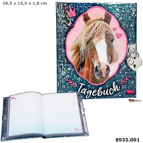 Horses Dreams Diary with Lock, Blue, Neu & OVP
