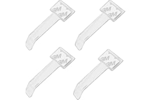 SHPUJUN 4 Stück parkausweis Halterung windschutzscheibe,parkscheinhalter windschutzscheibe,Selbstklebend Parktickethalter Auto,Parkscheinhalter Clips,Transparente Auto Halter Clip