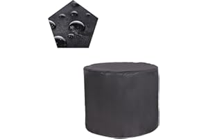 ATYUJKB 420D Housse Mobilier Jardin Imperméable 150x90cm, Ronde Housse Protection Table Jardin, Oxford Tissu Extérieure Bâche, Grand Protection Bache Table de Jardin