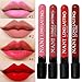 Neverland Waterproof Liquid Makeup Lip Pencil Matte Lipstick Lip Gloss Super Long Lasting (SET2)