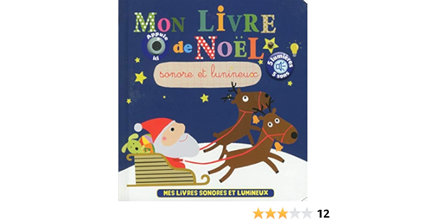Mon Livre De Noel Sonore Et Lumineux Amazon Fr Delhoste Marie Graire Virginie Livres