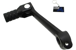 STONEDER Leva del cambio corta in alluminio nero per Dirt Pit Bike da 50 cc, 70, 90, 110, 125, 140, 150, 250 cc