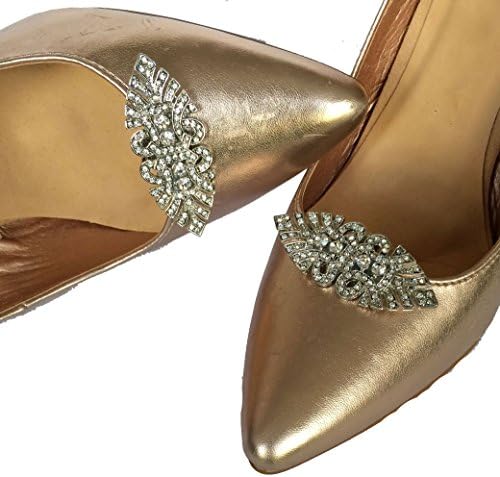 Nouveau Silver Shoe Clips