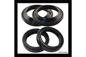 TERAM LOISIRS Joints Spy Fourche + Cache Poussière pour Tube de Fourche en 30 X 42 X 10,5 Neuf France