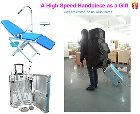 Bestdental GU-P206 New Portable Dental Unit + New Portable Dental Chair + Backpack