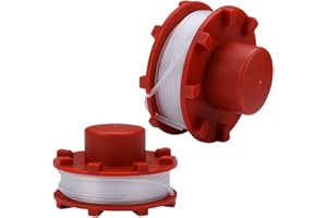 Moritale Bobine Filo per Einhell GE-CT 36/30 Li E SOLO AGILLO 36/255 BL AGILLO 18/200 Rocchetti Decespugliatore Nylon Reflex (2 pezzi)