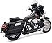 Produktbild Bassani Road Rage 2-Into-1 Shwarz entlang Megaphone (Harley Softail 1986-2013)