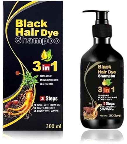 Buy Treszo Herbal 3 in 1 Hair Dye Instant Black Hair Shampoo for