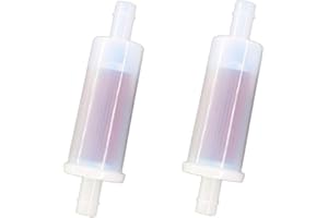 AISEN 2 Fuel Filter 5/16" 8mm For Mariner 35-8162961 3-cyl 2 Stroke 30 40 50 60 75 90HP Outboard Engines