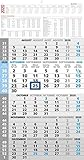 5-Monatskalender 2020 - Wandkalender - Bürokalender (33 x 63 geöffnet) - mit Datumsschieber - inkl. Jahresübersicht by