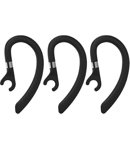 Crochets D'oreille De Rechange Pour Powerbeats Pro – 1 Paire En PVC Noir | Confort, Stabilité Sport, Installation Facile - 6